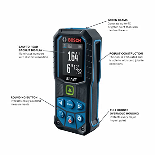 BOSCH GLM165-25G 165 Ft Blaze Green-Beam Laser Distance Measure - Image 2
