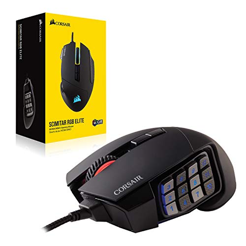 Corsair SCIMITAR RGB ELITE Gaming Mouse - 18,000 DPI & 17 Programmable Buttons - Image 8