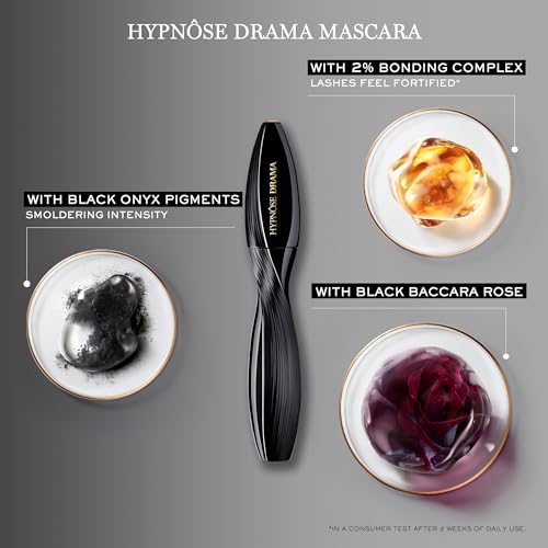Lancôme Hypnôse Drama Mascara - 17x Volume, 24HR Wear, Ultra Black - Image 7