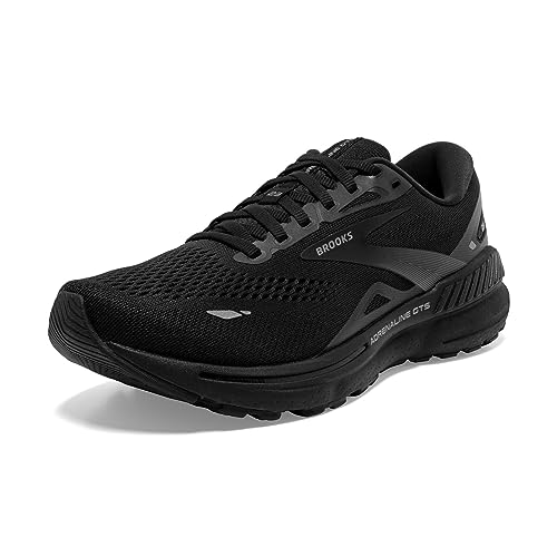 Brooks Women’s Adrenaline GTS 23 Running Shoe - Black, Size 9