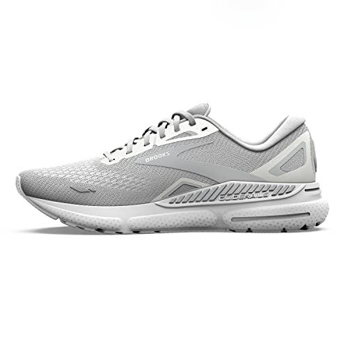 Brooks Women’s Adrenaline GTS 23 Running Shoe - White/Oyster/Silver - Image 5