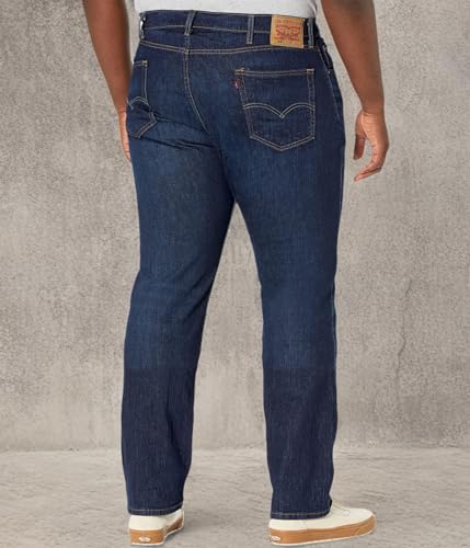 Levi's Men's 505 Regular Fit Jeans - Dark Indigo - Image 4