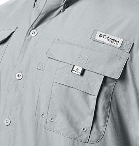 Columbia Men's Bahama II Short Sleeve PFG Fishing Shirt, Cool Grey, Large - Image 3
