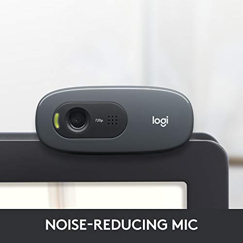 Logitech C270 HD Webcam, 720p with Noise-Reducing Mic - Image 3