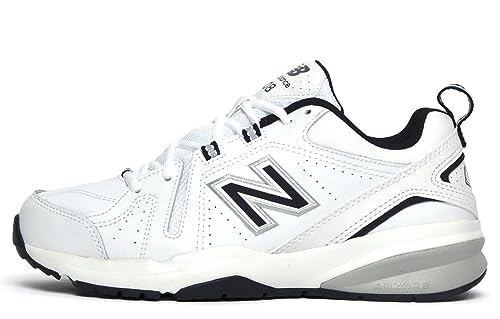 New Balance Men's 608 V5 Casual Comfort Cross Trainer - White/Navy - Image 3