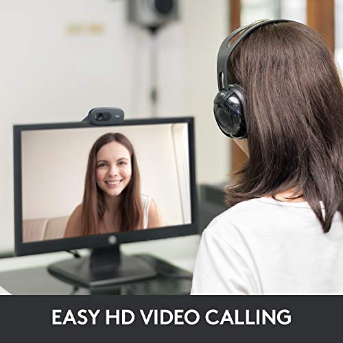 Logitech C270 HD Webcam, 720p with Noise-Reducing Mic - Image 2