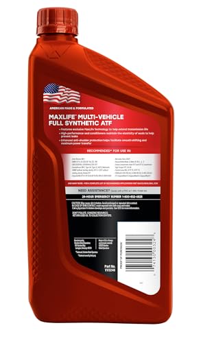 Valvoline Multi-Vehicle Full Synthetic Transmission Fluid - Case of 6 - Image 3