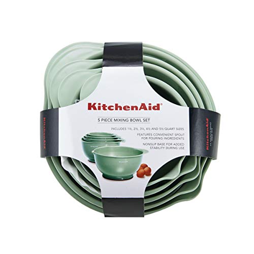 KitchenAid Classic Mixing Bowls, Set of 5 - Pistachio - Image 6