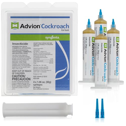 Advion Cockroach Gel Bait – Highly Effective Pest Control for German and American Roaches