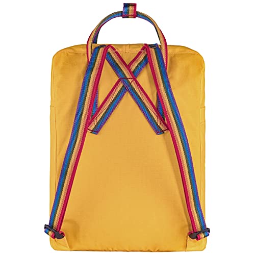 Fjällräven Kånken Rainbow Backpack - Warm Yellow/Rainbow, Adult Size - Image 2