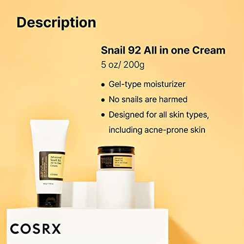 COSRX Snail Mucin 92% Moisturizer for Sensitive Skin - Image 7