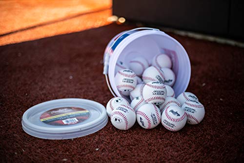 Rawlings Official League Practice Baseballs Bucket (24 Count) - Image 6