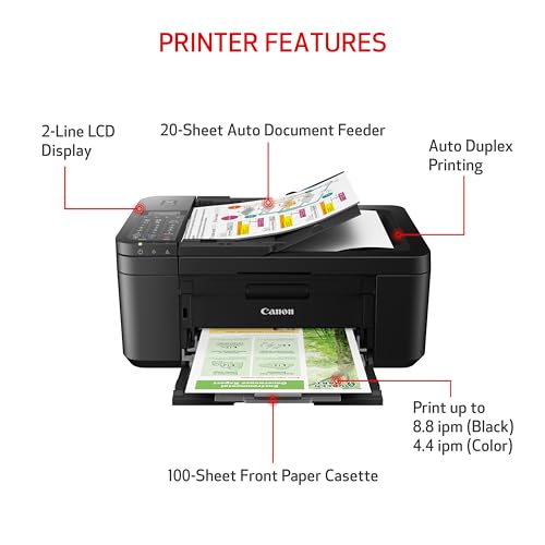 Canon PIXMA TR4720 Wireless All-in-One Printer with Alexa Integration - Image 3