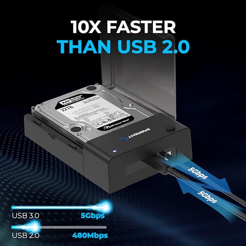 Sabrent USB 3.0 to SATA Hard Drive Docking Station - Image 6
