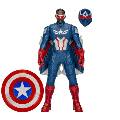 Marvel Avengers Captain America Flight Mode Action Figure - 9-Inch - Image 12