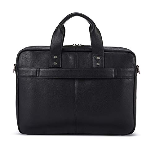 Samsonite Classic Leather Slim Brief - Black (One Size) - Image 2