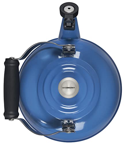 Le Creuset Enamel On Steel Whistling Tea Kettle, 1.7 qt., Marseille - Image 3