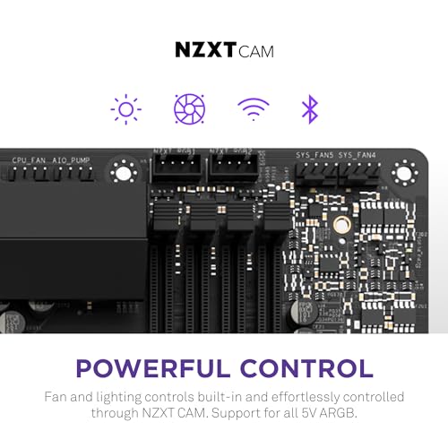NZXT N7 Z790 ATX Motherboard - Intel Z790, WiFi 6E, Bluetooth, Integrated I/O Shield - Image 5