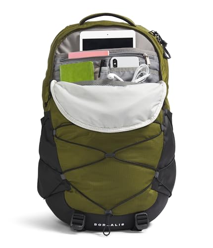 North Face Borealis Commuter Laptop Backpack in Forest Olive/TNF Black - Image 4