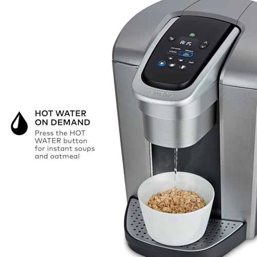 Keurig K-Elite Coffee Maker with Iced Coffee & Temp Controls, Brushed Silver - Image 7