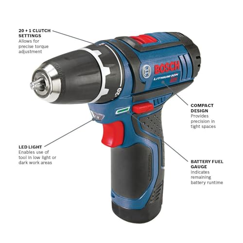 Bosch PS31-2A 12V Drill/Driver Kit - Lightweight and Powerful - Image 2