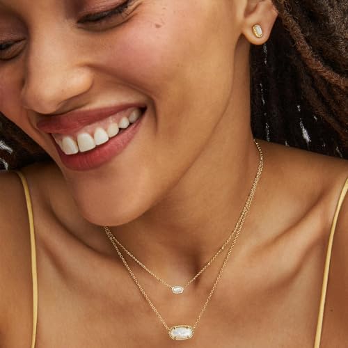 Kendra Scott Mini Elisa Gold-Plated Satellite Necklace - Image 3