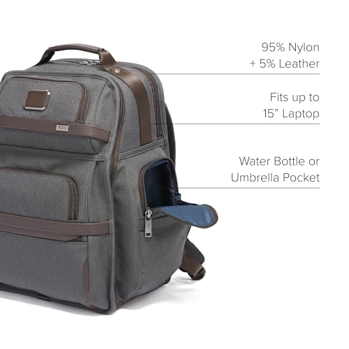 TUMI Alpha Brief Pack - 15" Laptop Backpack in Anthracite - Image 8