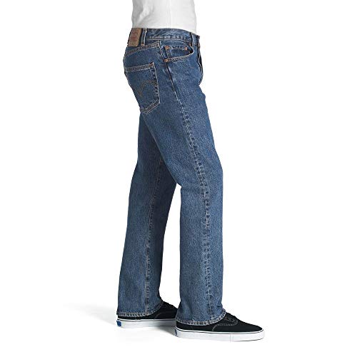 Levi's Men's 501 Original Fit Jeans (Dark Stonewash, 34W x 30L) - Image 2