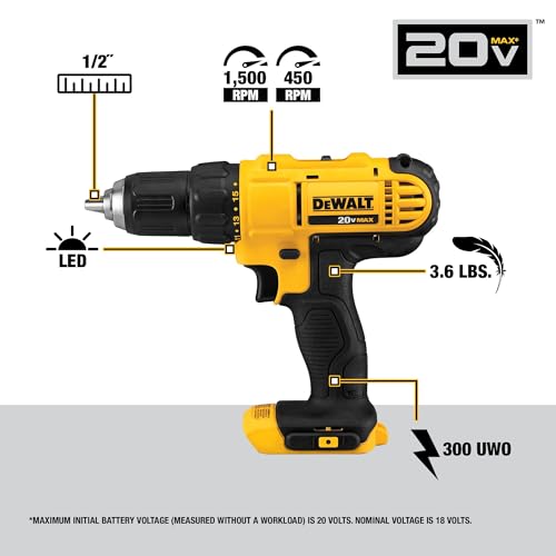 DEWALT 20V MAX Cordless Drill & Impact Driver Combo Kit - Image 3