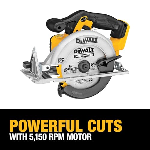 DEWALT 20V MAX 6-1/2-Inch Circular Saw - Bare Tool - Image 3