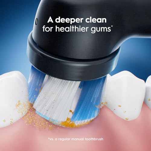 Oral-B iO Ultimate Clean Replacement Brush Heads - 4 Pack, Black - Image 5