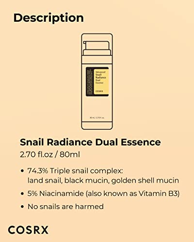 COSRX Niacinamide 5% + Snail Mucin Dual Essence Serum - Image 7