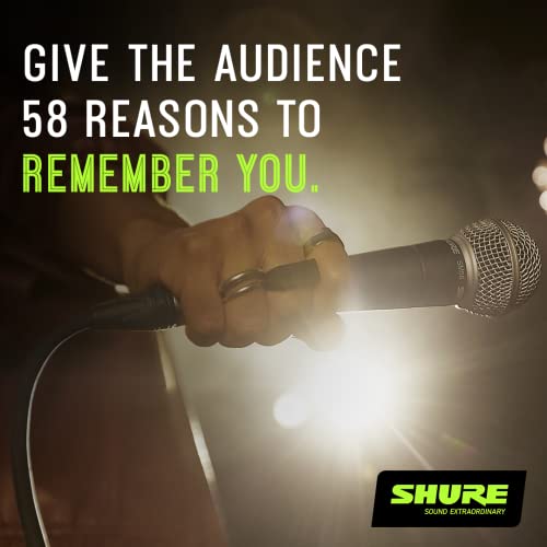 Shure SM58 Pro XLR Dynamic Microphone with On/Off Switch - Image 5