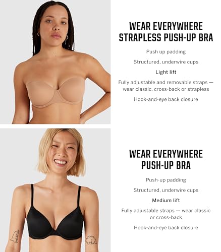 Victoria's Secret Pink Wear Everywhere Push Up Bra - Black - Image 5