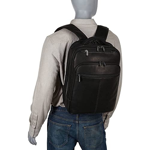 Kenneth Cole Reaction Leather 16" Manhattan Slim Laptop Travel Backpack - Image 2
