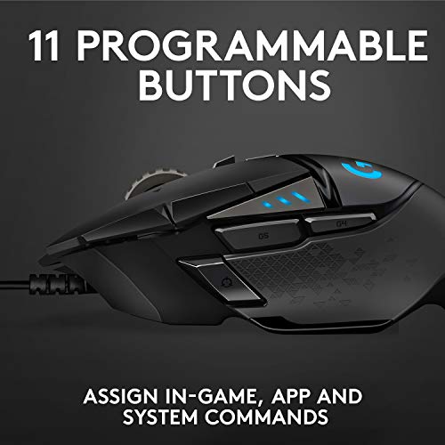 Logitech G502 HERO Wired Gaming Mouse with HERO 25K Sensor - Image 4