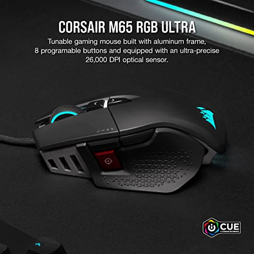 Corsair M65 RGB Ultra Tunable FPS Gaming Mouse - Black - Image 2