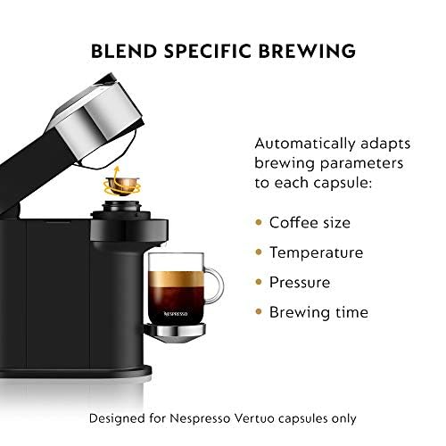 Nespresso Vertuo Next Deluxe Chrome Coffee/Espresso Machine - Image 6