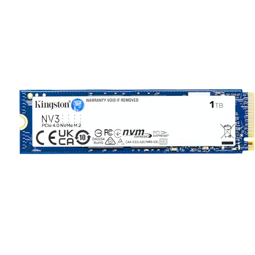 Kingston NV3 1TB Gen 4x4 NVMe SSD - Blazing Fast Storage