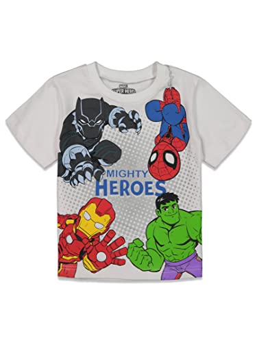 Marvel Toddler Boys 4-Pack Superhero T-Shirts (3T) - Image 4