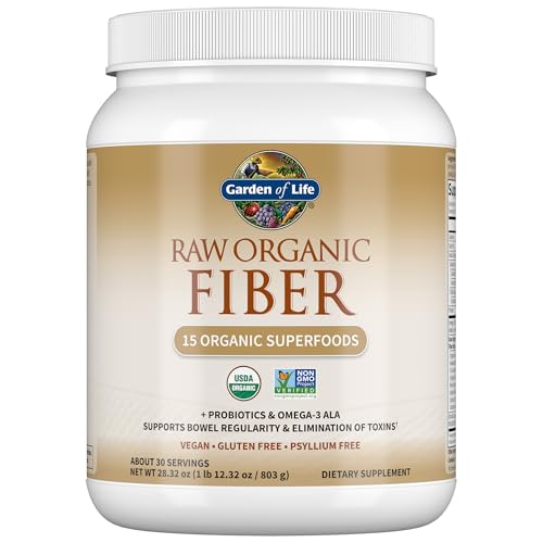 Garden of Life Raw Organic Fiber Powder - 15 Organic Superfoods