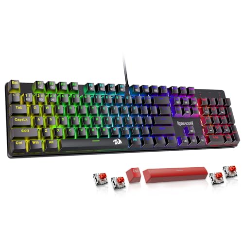 Redragon K671 Mechanical Gaming Keyboard - Wired with 11 Backlit Modes