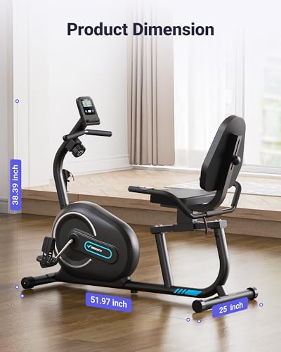 MERACH Recumbent Exercise Bike - Smart Connectivity & Comfortable Design - Image 9