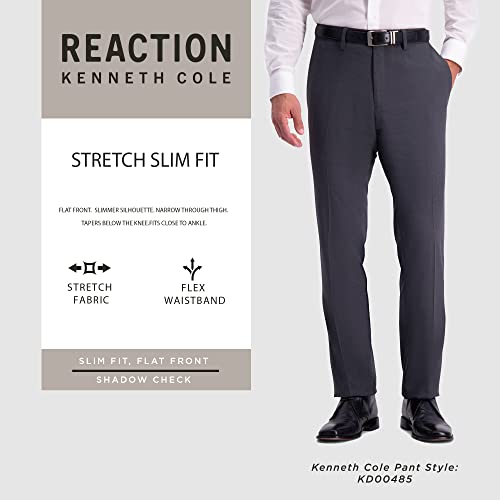 Kenneth Cole REACTION Men's Slim Fit Fashion Dress Pant - Black - Image 5