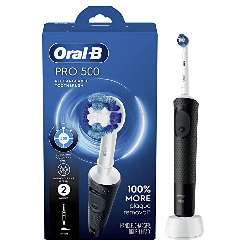 Oral-B Pro 500 Rechargeable Electric Toothbrush - Black