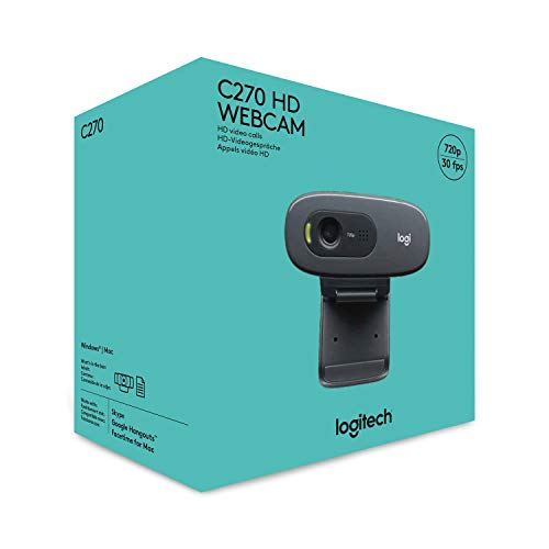 Logitech C270 HD Webcam, 720p with Noise-Reducing Mic - Image 7