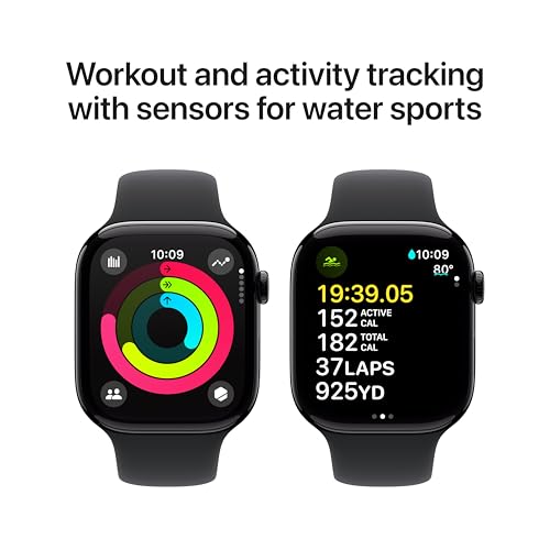 Apple Watch Series 10: GPS 46mm Jet Black Smartwatch - Image 5