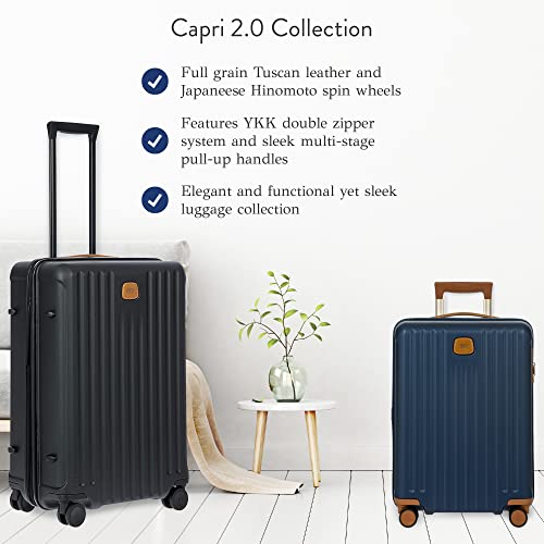 Bric's Capri 2.0 21-Inch Spinner - Elegant Polycarbonate Carry-On in Matte Blue - Image 4