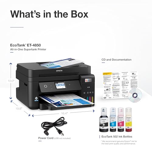 Epson EcoTank ET-4850 All-in-One Wireless Supertank Printer - Image 6
