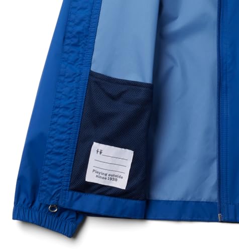Columbia Youth Boys Glennaker Rain Jacket - Mountain Blue, Medium - Image 3
